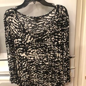 Black and white Tunic